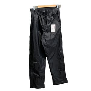 Marmot Black PreCip Full Zip Women's Pants Size Large